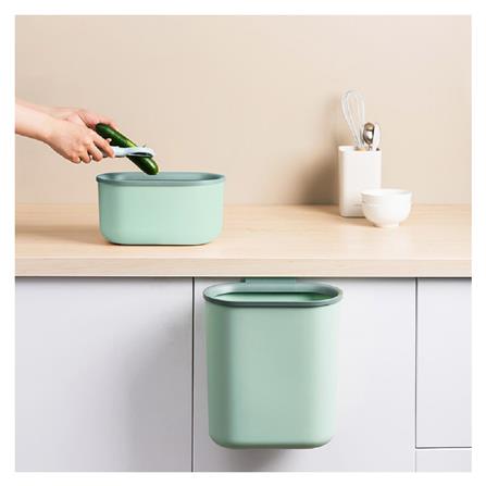 ถังขยะพร้อมที่แขวน ACCO GENKI 3.5 ลิตร สีเขียว_3