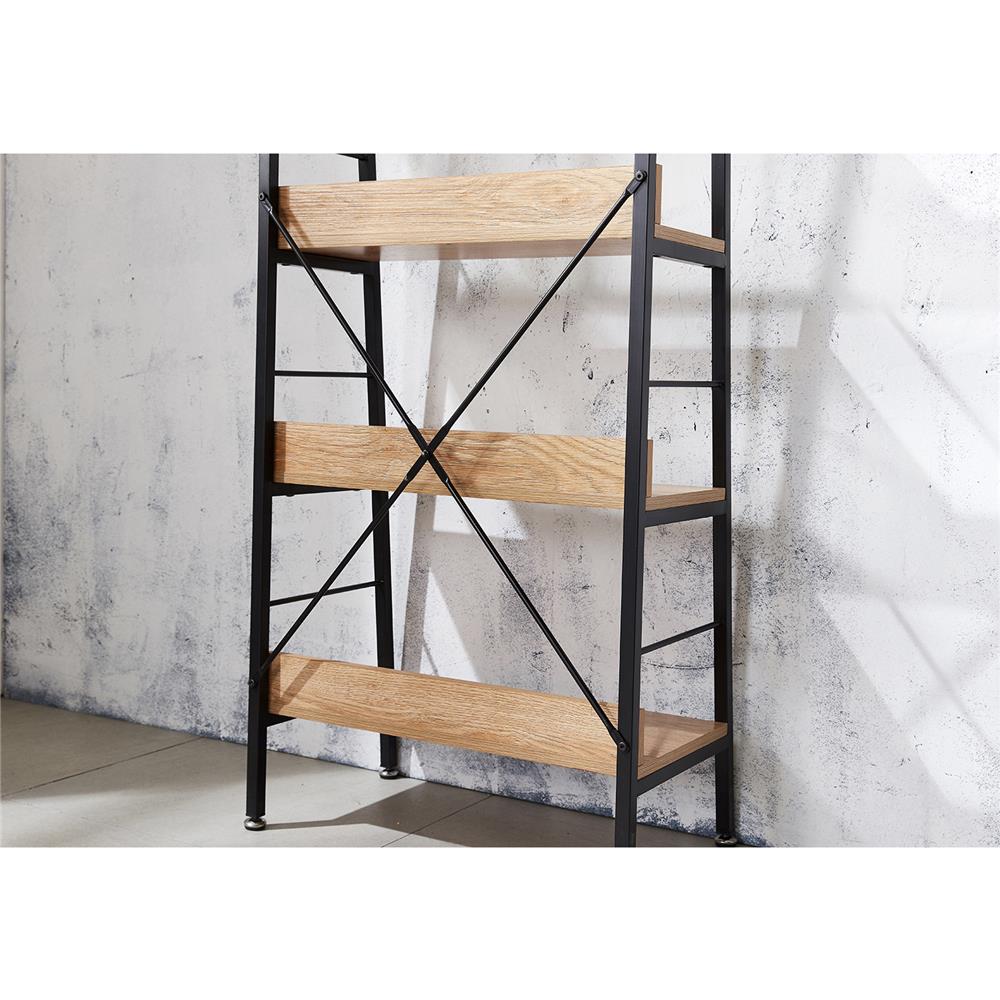 ชั้นวางของ 5 ชั้น FURDINI LADDER AD-LD5T สีน้ำตาล/ดำ