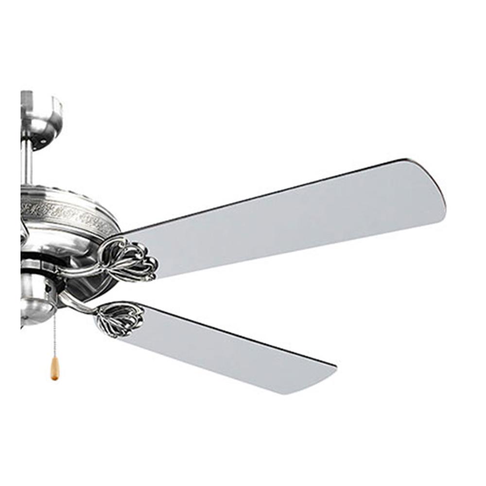 พัดลมไม่มีโคมไฟ CARINI 552-NC สีขาว/สีเงิน 52 นิ้ว 5 ใบพัด