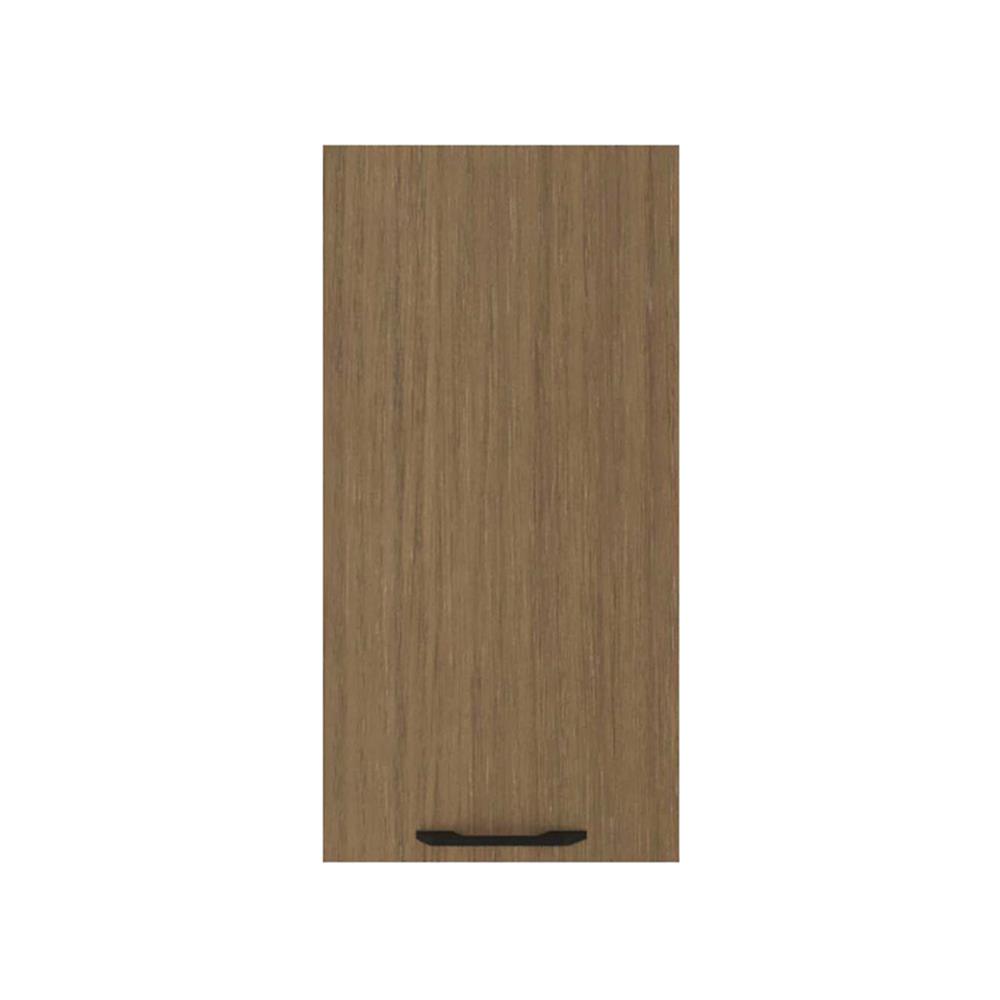 ตู้แขวนเดี่ยว WPC PARAZZO ENZO มือจับดำ 40x80 ซม. สีช็อกโกแลต