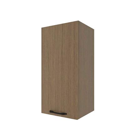 ตู้แขวนเดี่ยว WPC PARAZZO ENZO มือจับดำ 40x80 ซม. สีช็อกโกแลต_1