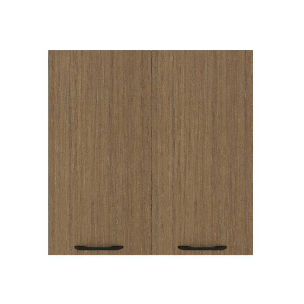 ตู้แขวนคู่ WPC PARAZZO ENZO มือจับดำ 80x80 ซม. สีช็อกโกแลต