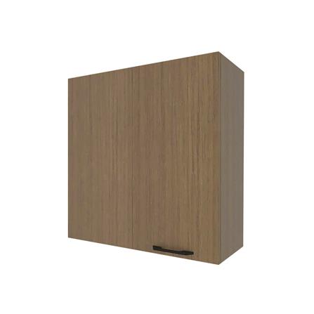 ตู้เข้ามุมซ้าย WPC PARAZZO ENZO มือจับดำ 80x80 ซม. สีช็อกโกแลต_1