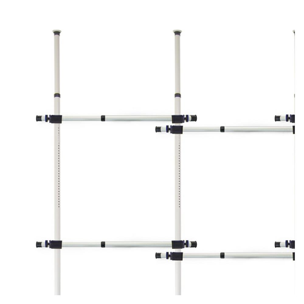 ราวแขวนผ้า 6 ราวแขวน TUGU R01W สีขาว