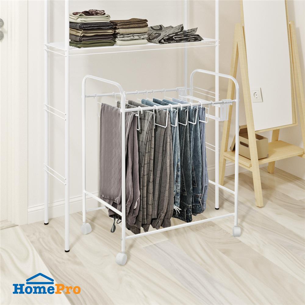 ราวแขวนกางเกง PLIM SNOW 64x35x75 ซม. สีขาว