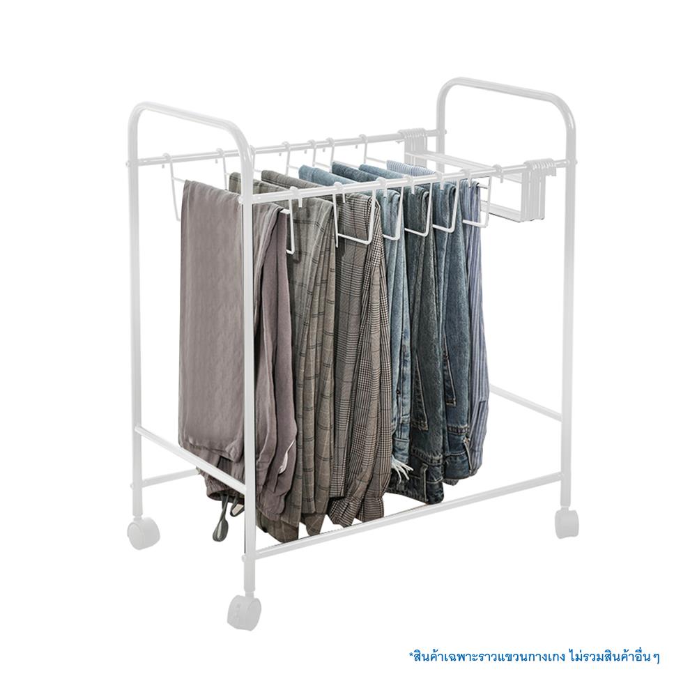 ราวแขวนกางเกง PLIM SNOW 64x35x75 ซม. สีขาว