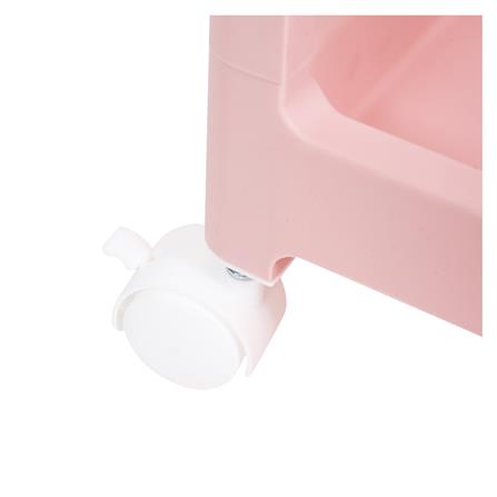 ชั้นวางของ 4 ชั้น มีล้อ STACKO VIVE 42x46x89 ซม. สีชมพู_3