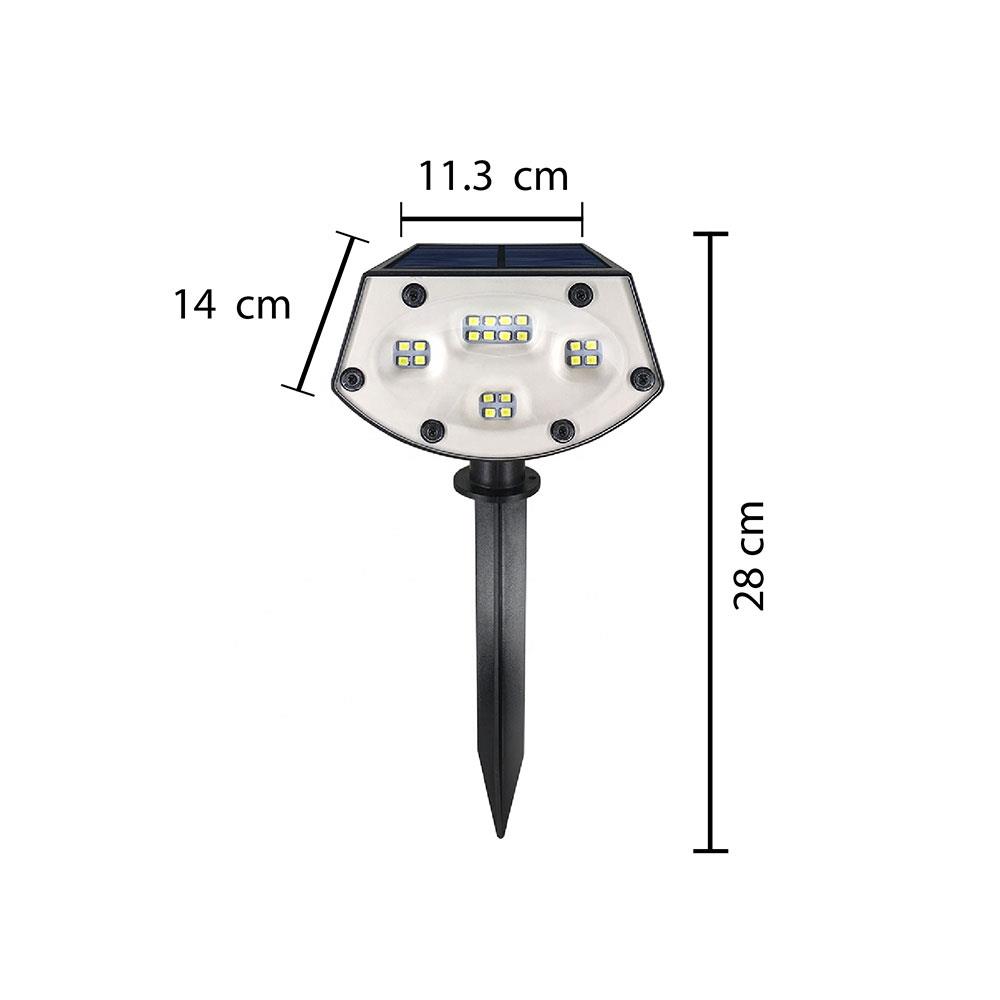 ไฟจัดสวน SOLAR CARINI 229452010 1.5 วัตต์ DAYLIGHT สีดำ