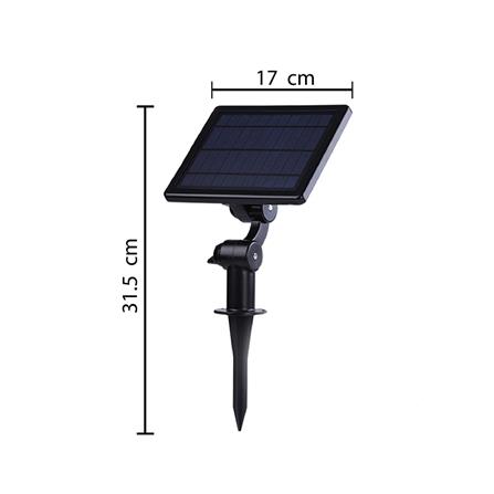 ไฟจัดสวน SOLAR CARINI 229430410 3 วัตต์ RGB สีดำ_6