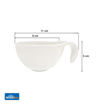 ถ้วยน้ำจิ้มพอร์ซเลน KECH SNOW CUP 3.3 นิ้ว_4