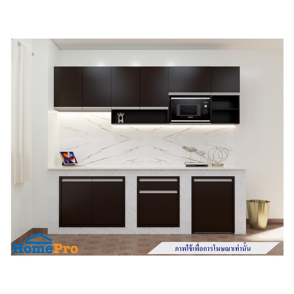 ตู้แขวนคู่ JUPITER COCOA BROWN 80x60 ซม. สีน้ำตาล