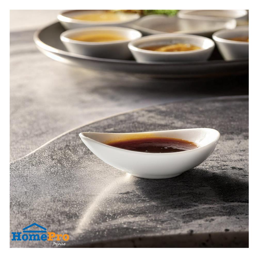 ถ้วยน้ำจิ้มพอร์ซเลน KECH SNOW LEAF 4.5 นิ้ว