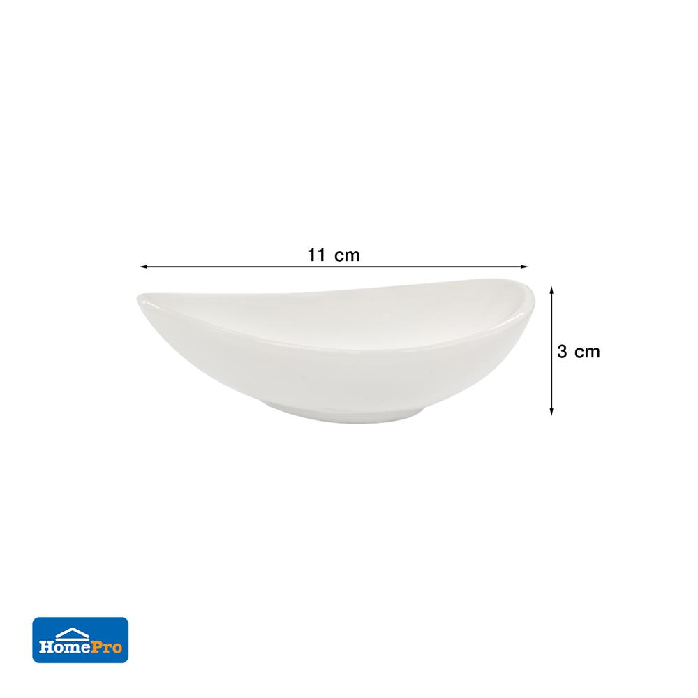 ถ้วยน้ำจิ้มพอร์ซเลน KECH SNOW LEAF 4.5 นิ้ว