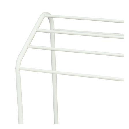 ราวพาดผ้า 5 เส้น มีชั้นวางของ PLIM SNOW 60 ซม. สีขาว_3