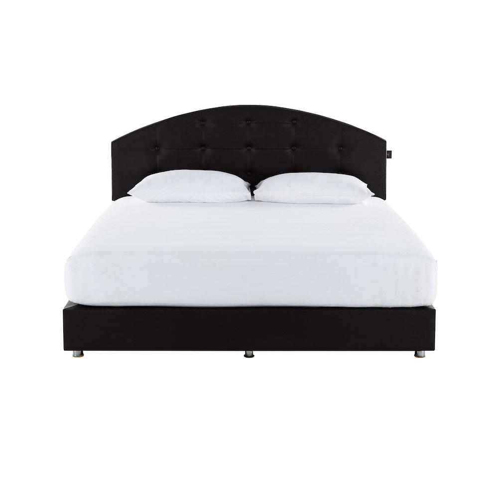 ฐานรองหัวเตียง 5 ฟุต DUNLOPILLO BASIC4 สี DARK BROWN