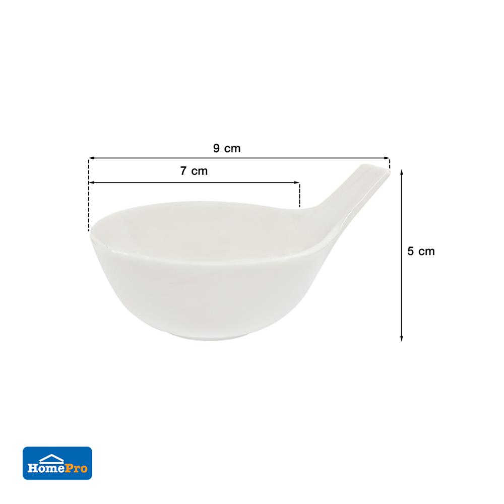 ถ้วยน้ำจิ้มพอร์ซเลน KECH SNOW HOLD 3 นิ้ว