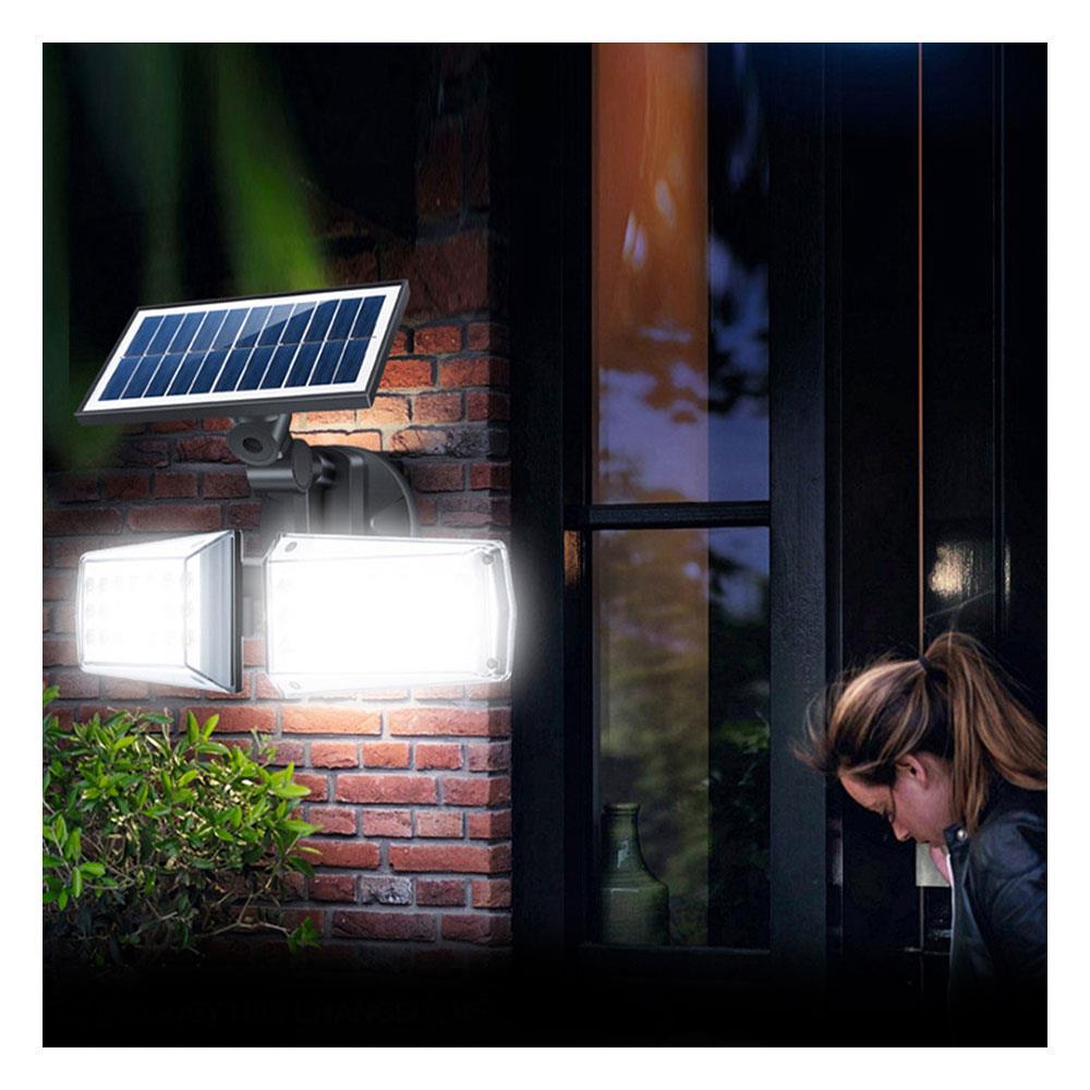 ไฟผนังภายนอก SOLAR CARINI 226137809 15.6 วัตต์ DAYLIGHT สีดำ