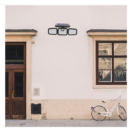 ไฟผนังภายนอก SOLAR CARINI 226418109 16 วัตต์ DAYLIGHT สีดำ_5