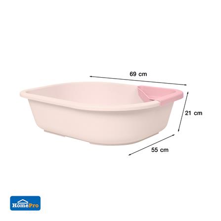 กะละมังอาบน้ำเด็ก ACCO 69x55 ซม. สีชมพู_4