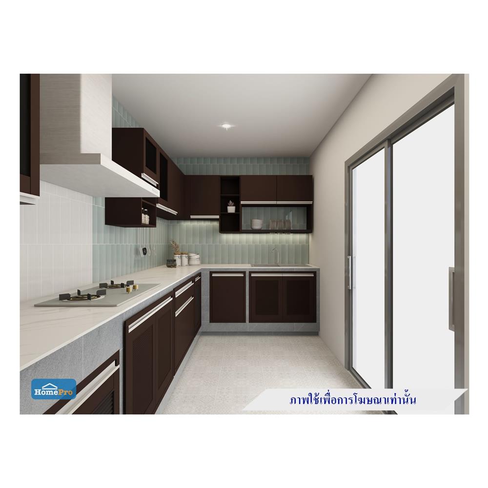 บานซิงค์เดี่ยวเกล็ดเต็ม JUPITER COCOA BROWN 43x63 ซม. สีน้ำตาล