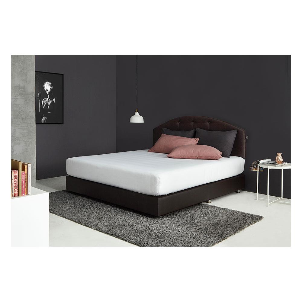 ฐานรองหัวเตียง 6 ฟุต DUNLOPILLO BASIC4 สี DARK BROWN