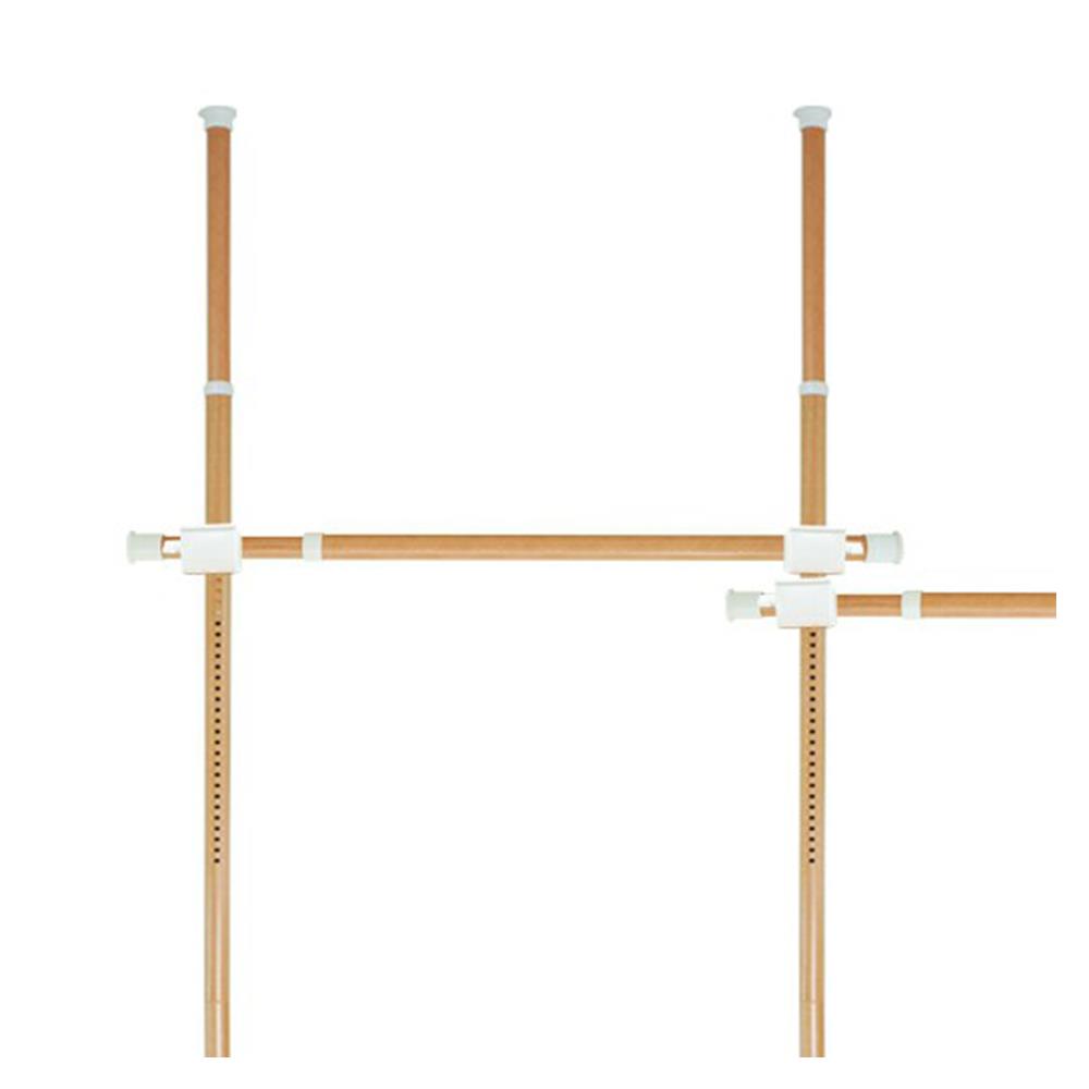 ราวแขวนผ้า 6 ราวแขวน TUGU R01M สีไม้