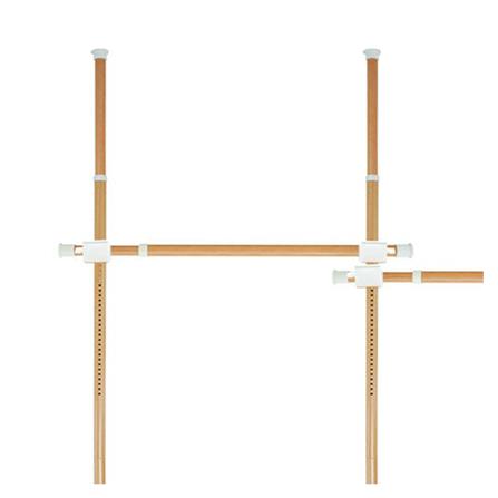 ราวแขวนผ้า 6 ราวแขวน TUGU R01M สีไม้_1