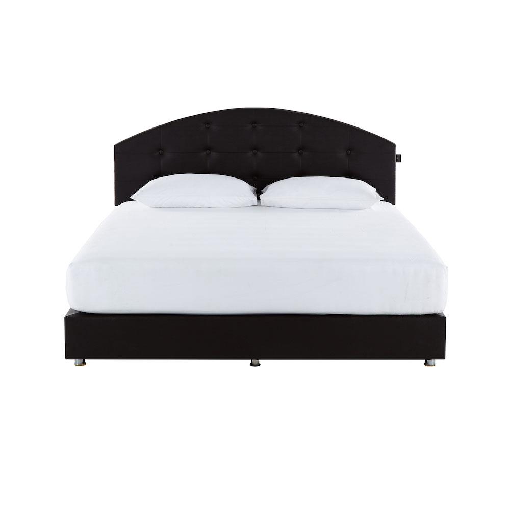 ฐานรองหัวเตียง 3.5 ฟุต DUNLOPILLO BASIC4 สี DARK BROWN