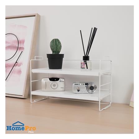 ชั้นวางของไม้ 2 ชั้น STACKO RUZ 37x16.5x24 ซม. สีขาว_2