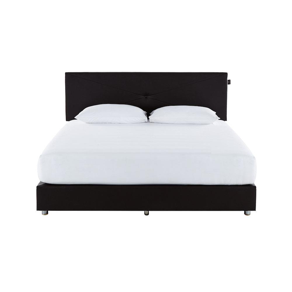 ฐานรองหัวเตียง 5 ฟุต DUNLOPILLO BASIC1 สี DARK BROWN