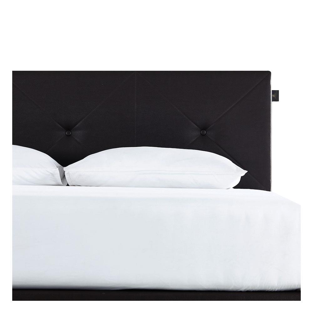 ฐานรองหัวเตียง 5 ฟุต DUNLOPILLO BASIC3 สี DARK BROWN