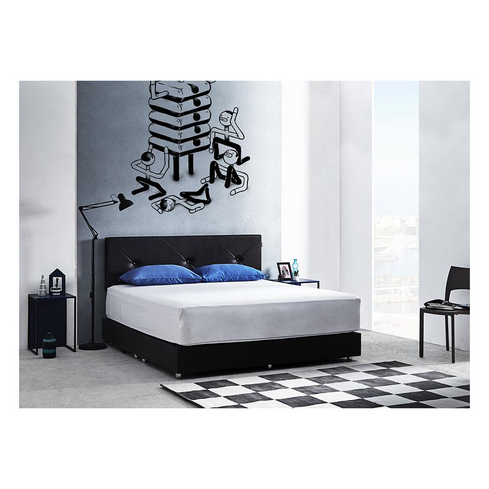 ฐานรองหัวเตียง 3.5 ฟุต DUNLOPILLO BASIC3 สี DARK BROWN