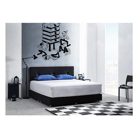 ฐานรองหัวเตียง 3.5 ฟุต DUNLOPILLO BASIC3 สี DARK BROWN_6