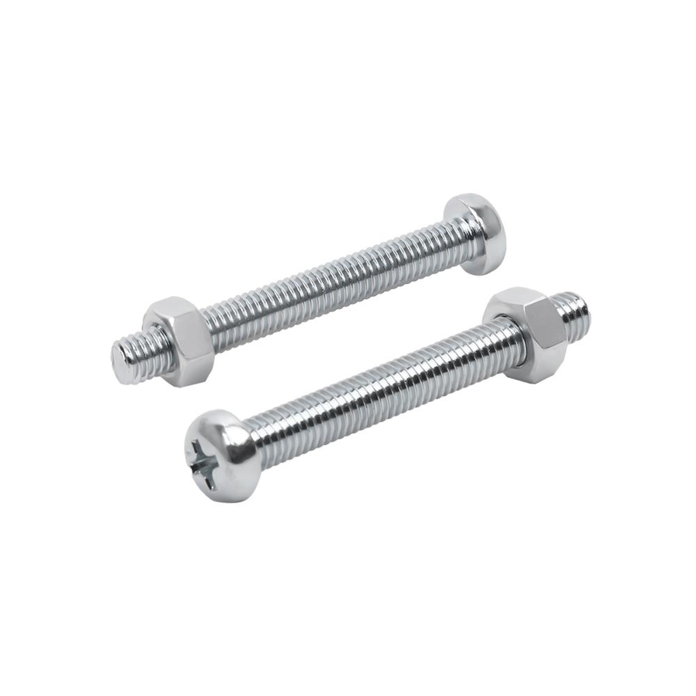 สกรูเกลียวมิลพร้อมนอต JP DEXZON 5X40 มม. แพ็ก 25 ชิ้น