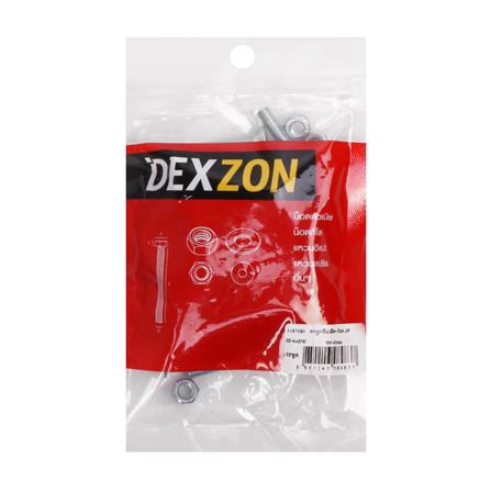 สกรูเกลียวมิลพร้อมนอต JF DEXZON 6X45 มม. แพ็ก 25 ชิ้น_1