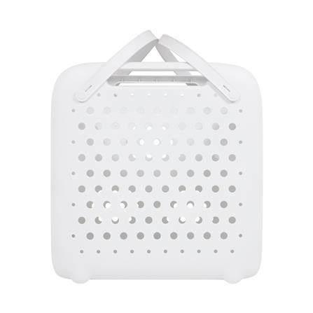 ตะกร้าผ้าหูหิ้วพับได้ PLIM FOLDABLE สีขาว_2