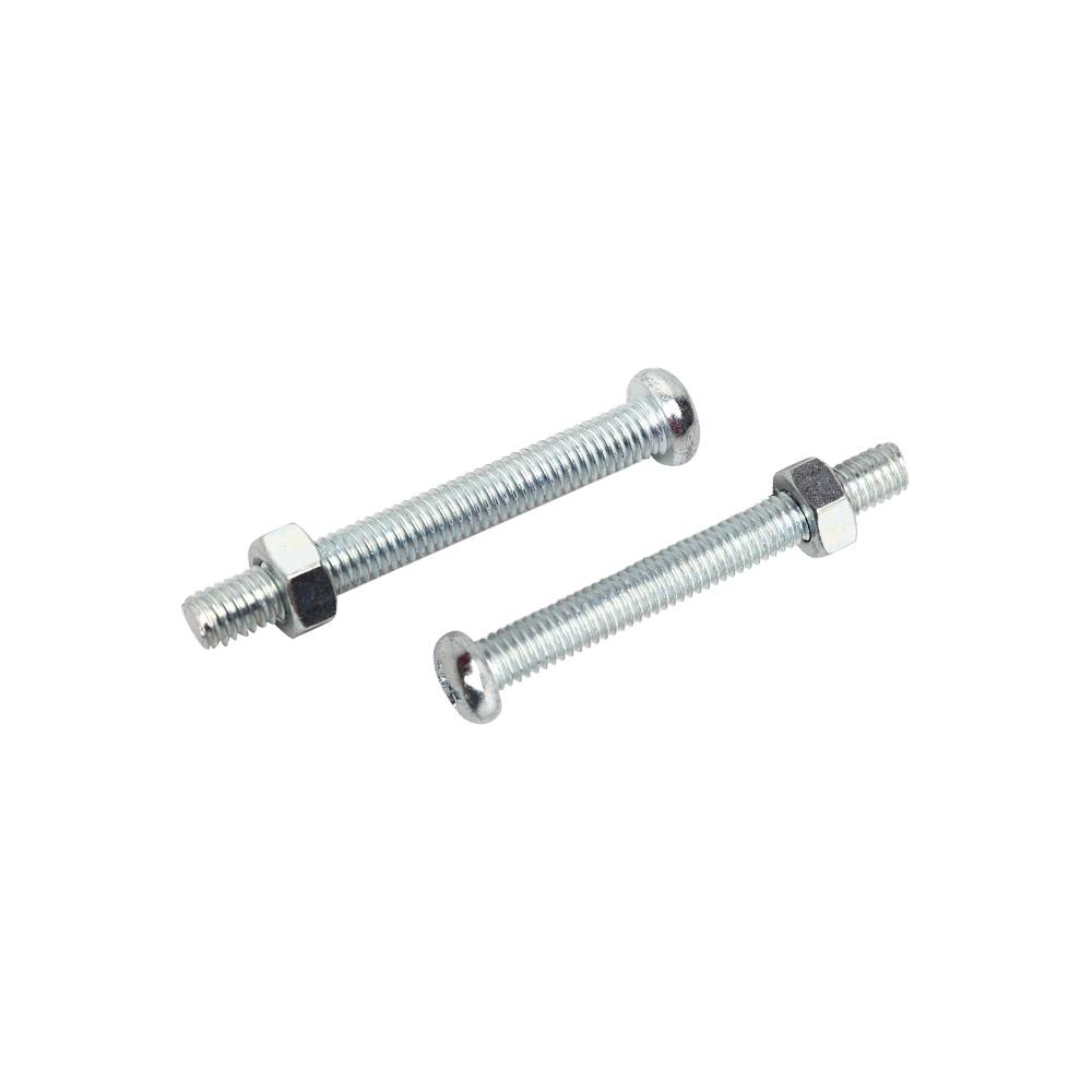 สกรูเกลียวมิลพร้อมนอต JP DEXZON 6X50 มม. แพ็ก 25 ชิ้น