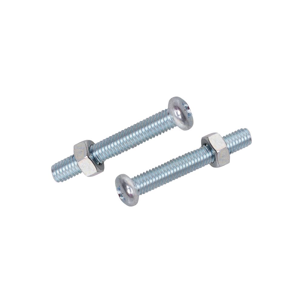 สกรูเกลียวมิลพร้อมนอต JP DEXZON 6X40 มม. แพ็ก 25 ชิ้น