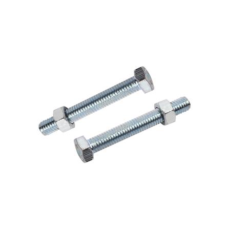 สกรูหัวหกเหลี่ยมพร้อมน็อต DEXZON 5x35 มม. แพ็ก 10 ชิ้น_0