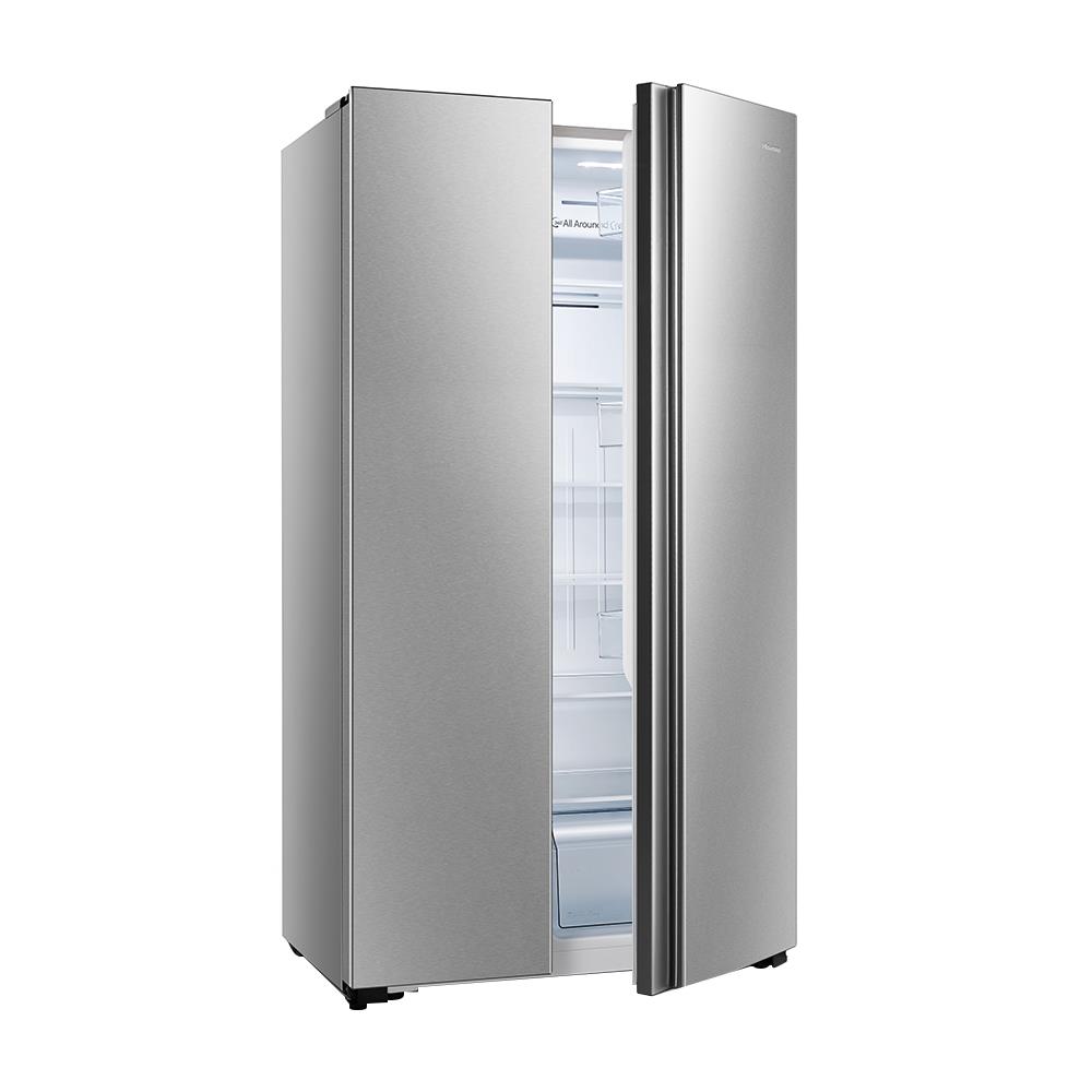 ตู้เย็น SIDE BY SIDE HISENSE RS670N4AD1 18.5 คิว สีเงิน