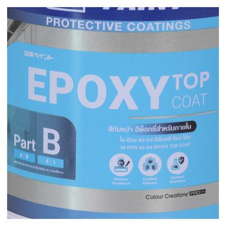 สีงานอุตสาหกรรม NIPPON PAINT HI-PON 40-04 PART A #1457 สีเทา 4/5 แกลลอน_1