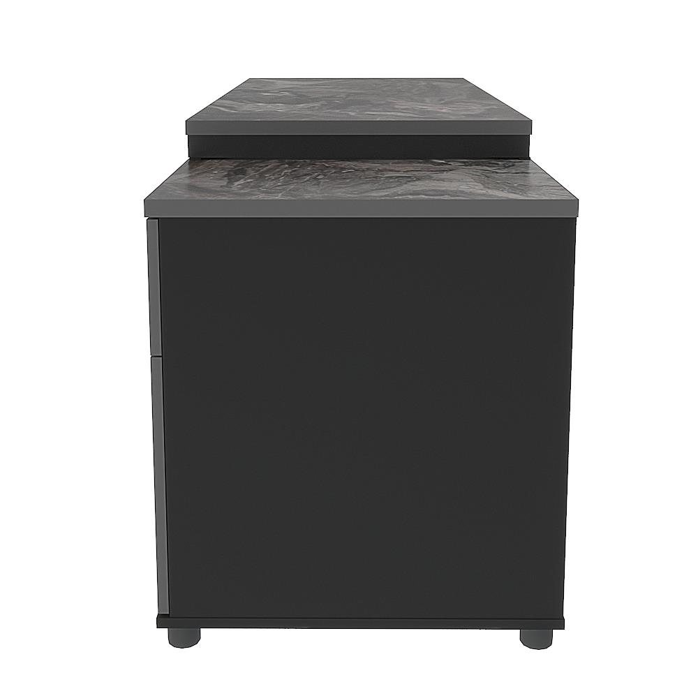 โต๊ะทำงานไม้ SURE HBD-1262 ลายหินอ่อนดำ