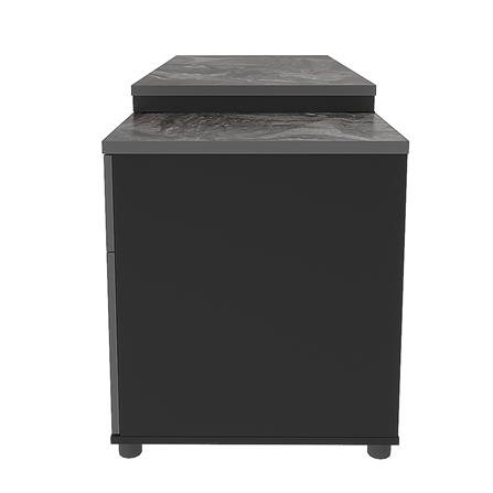 โต๊ะทำงานไม้ SURE HBD-1262 ลายหินอ่อนดำ_1