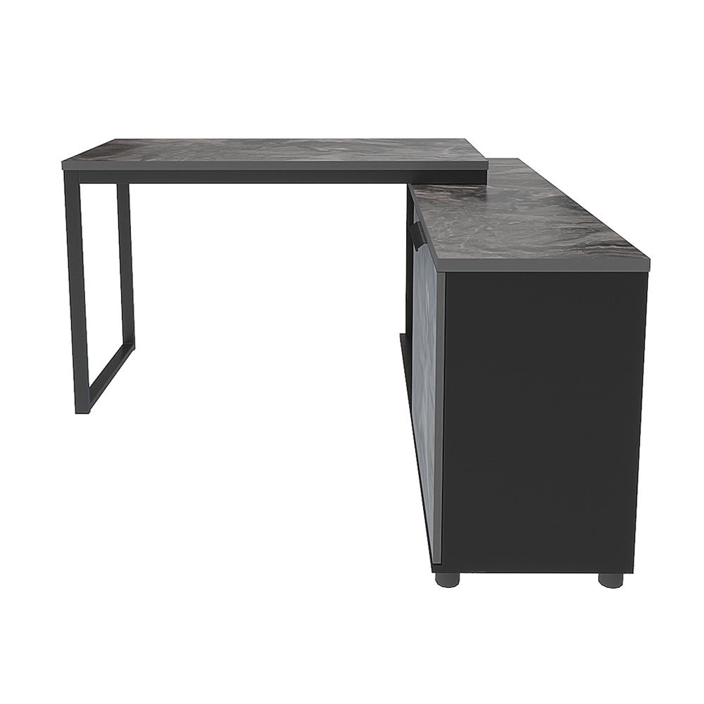 โต๊ะทำงานไม้ SURE HBD-1215C ลายหินอ่อนดำ