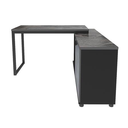 โต๊ะทำงานไม้ SURE HBD-1215C ลายหินอ่อนดำ