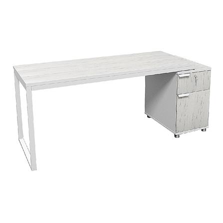 โต๊ะทำงานไม้ SURE HBD-1661 ลายหินอ่อน สีขาว_1