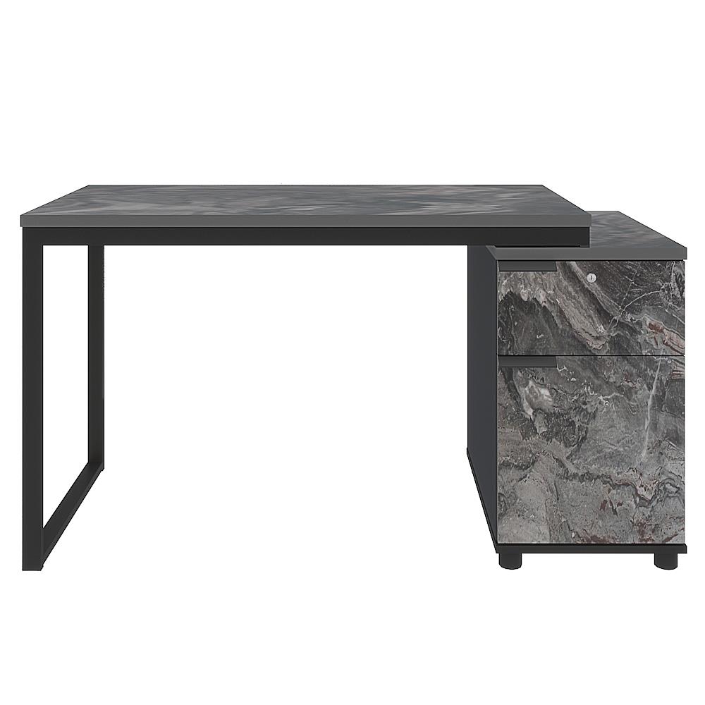 โต๊ะทำงานไม้ SURE HBD-1261 ลายหินอ่อนดำ