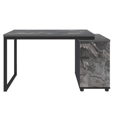 โต๊ะทำงานไม้ SURE HBD-1261 ลายหินอ่อนดำ