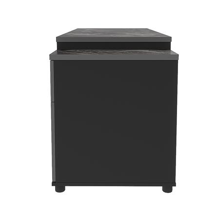 โต๊ะทำงานไม้ SURE HBD-1261 ลายหินอ่อนดำ_1