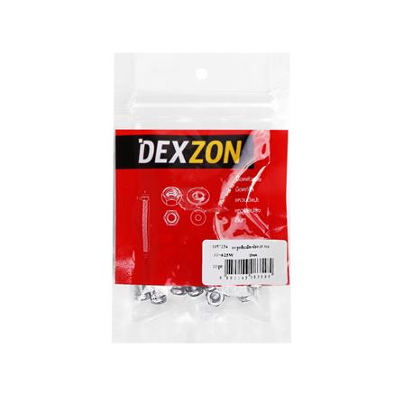 สกรูเกลียวมิลพร้อมนอต JP DEXZON 6X25 มม. แพ็ก 25 ชิ้น_1
